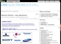Sitio web de CME ELECTRONIC'S