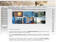 Sitio web de Aingetherm Ltda.