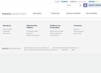 Sitio web de Bice Inversiones