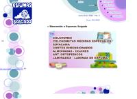 Sitio web de Espumas Salgado