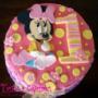 Torta Minnie bebe, deco 2D