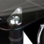 Mesa comedor negro hilo, detalle