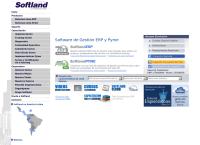 Sitio web de softland ingenieria ltda