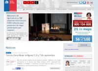 Sitio web de Servicio Nacional de la Mujer - Sucursal Valparaíso