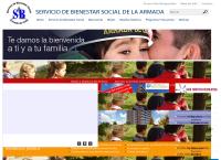 Sitio web de Servicio de Bienestar Social de la Armada  - Sucursal Talcahuano