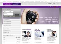 Sitio web de Factoring Security - Sucursal Rancagua
