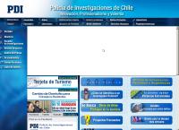 Sitio web de Policía de Investigaciones - Sucursal Talca