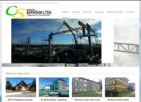 Sitio web de constructora servisan limitada