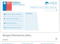 Sitio web de Servicio de Vivienda y Urbanización - Sucursal Valparaíso