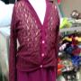 CHALECO LYCRA Y ENCAJE