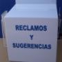 Buzón reclamos y sugerencias