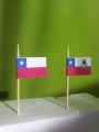 Banderitas publicitarias en palitos de coctel
