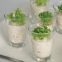 Ceviche de reineta y leche de coco