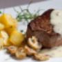 Filete de res y papilletes