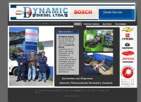 Sitio web de taller mecanico dynamic diesel ltda