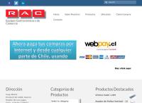Sitio web de Rac Equipamientos