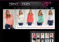 Sitio web de Tentation