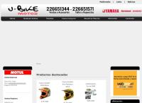 Sitio web de Ubike Motos