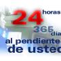 24 Hrs/7 dias a la semana/365 dias al año