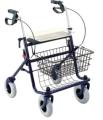 Andador de Acero con Asiento, Canasto y Frenos de Mano LK7010U