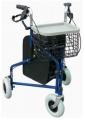 Rollator de Acero Cromado, Tres Ruedas LK7030U