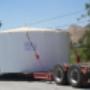 Traslado estanque en cama baja