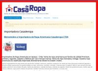 Sitio web de Importadora Casa de Ropa Ltda