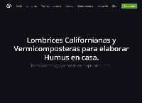 Sitio web de Lombrices Californianas Chile