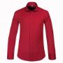Camisa lisa roja slim fit