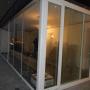 Subido por visitante en 12-05-2016 - Cierre de terraza en perfiles de PVC folio blanco. cristal termopanel