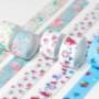 Elástico estampado para prendas y accesorios