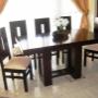comedor pata central 6 sillas