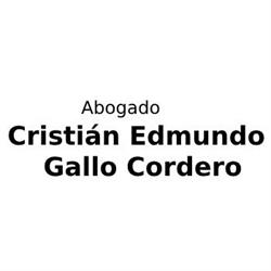 Abogado Cristián Edmundo Gallo Cordero