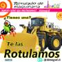 #dimegraf rotulado de maquinaria pesada