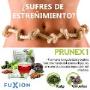 Fuxion-Prunex 1, limpieza del colon. 
combinación de extractos de herbales con 
efecto laxante y digestivo. Prunex 1 
¿Para que sirve Prunex 1? 
Garantiza el adecuado transito intestinal 
y la adecuada digestión, evitando la 
indigestión luego de la comida muy pesadas 
o abundantes.