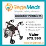 Andador con Ruedas y Canastillo