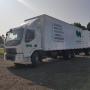 Camion nacional de mudanzas.