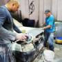 Reparación de motor de una Hyundai H1.
